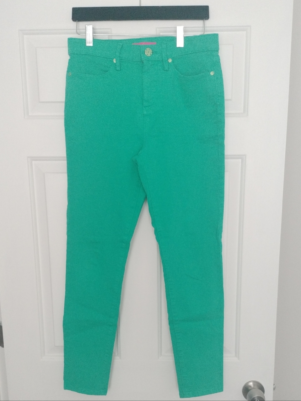 Lilly Pulitzer Eagan High Rise Green Pants Size 8